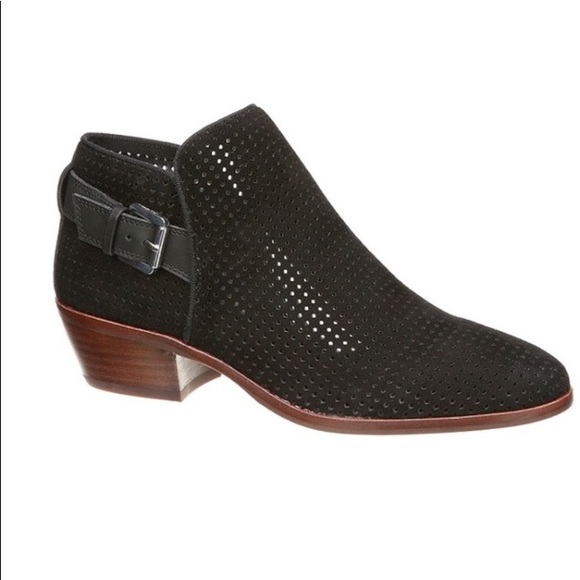 Sam Edelman Shoes - Paula Perforated Suede Bootie Excellent worn twice